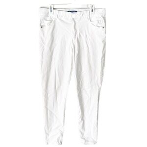 Democracy Jeans Women's 12 White Absolution Skinny Preppy Summer Minimalist